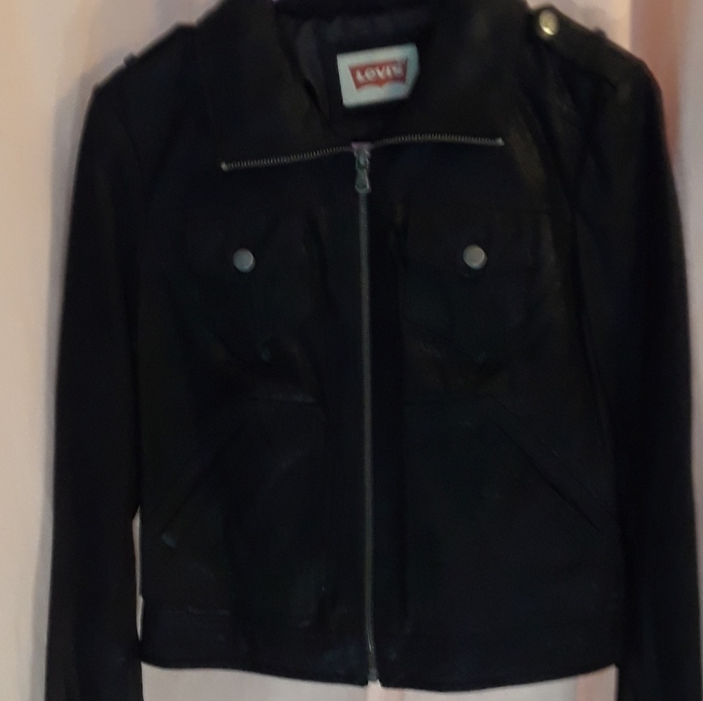 Juniors genuine leather jacket